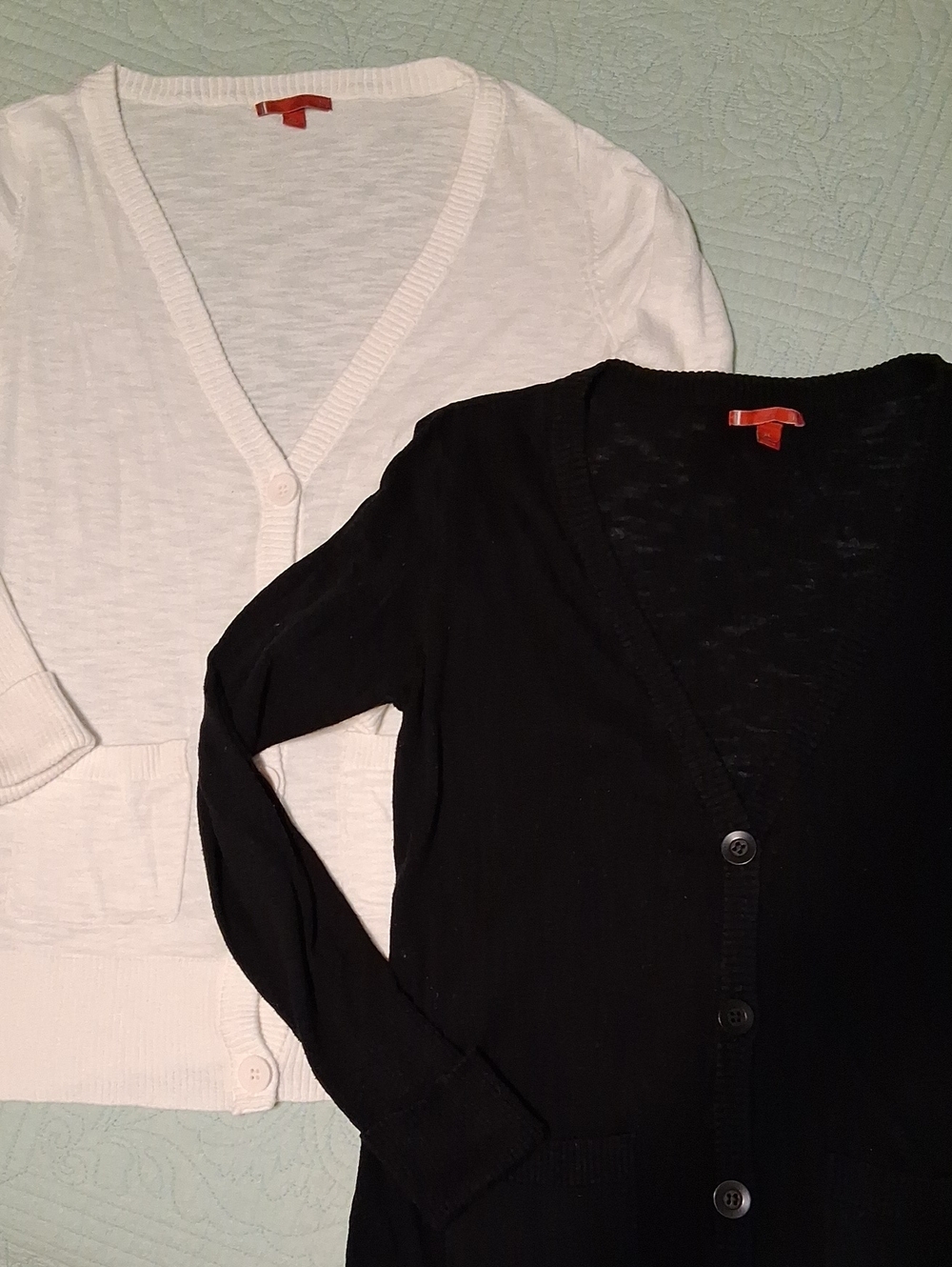 Pair Of Long Cotton Cardigans From LIV, GUC